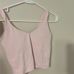 Lululemon Athletica Light Pink V-Neck Tank